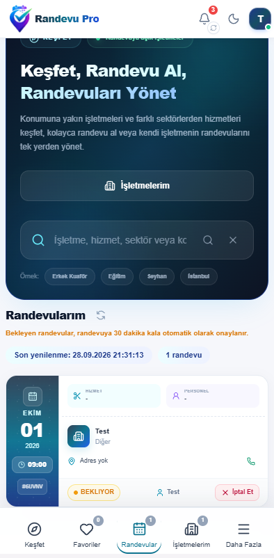  Randevu Pro ekran görüntüsü 15
